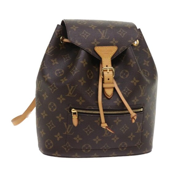 LOUIS VUITTON Monogram Montsouris Backpack LV Auth - Picture 1 of 16